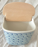 Salt Cellar with Fitted Timber Lid