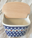 Salt Cellar with Fitted Timber Lid