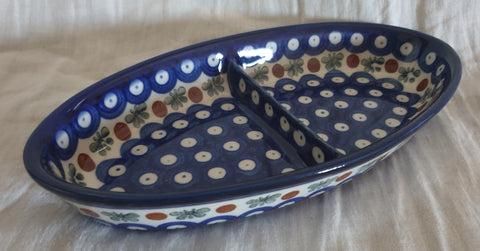 Serving Dish with Divide